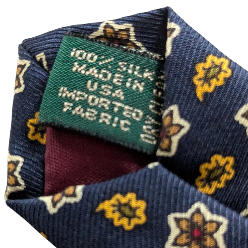 J. Crew Leaf Print Silk Tie